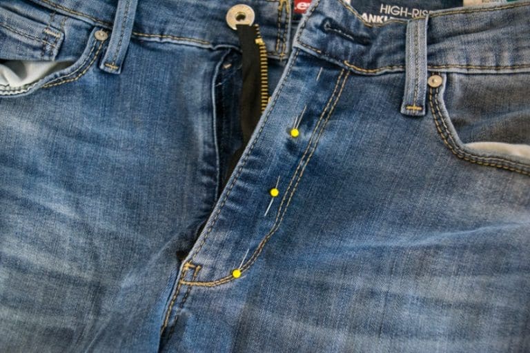 How to Replace a Broken Zipper on Jeans - The Creative Sewist