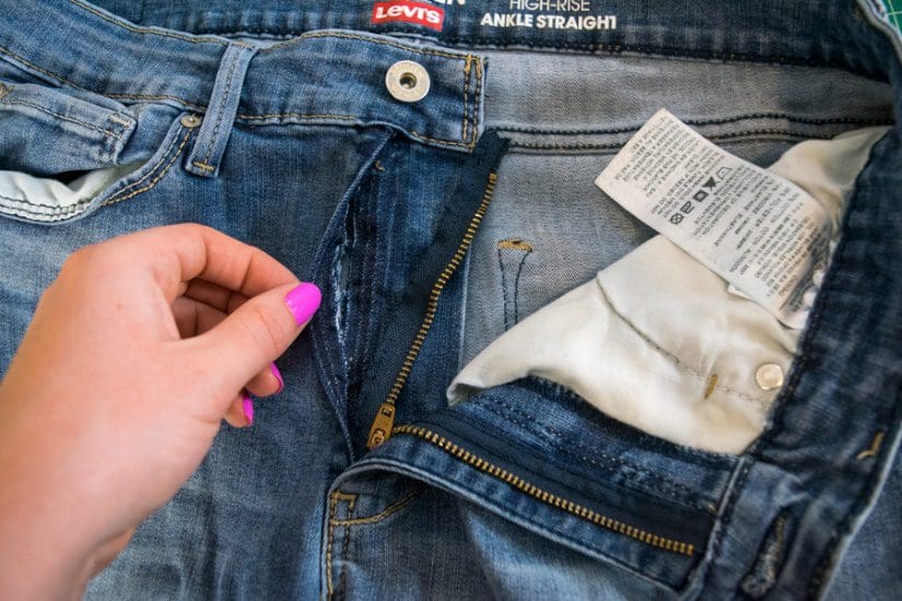 How to fix zipper on jeans 