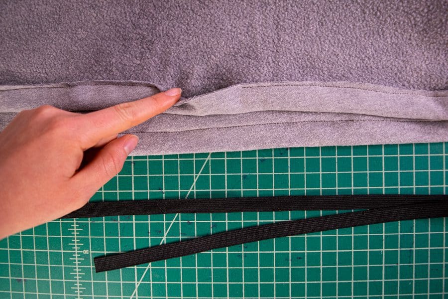 Sweatshirt Refashion: How to Quickly Crop a Hoodie & Add Ruched Sleeves -