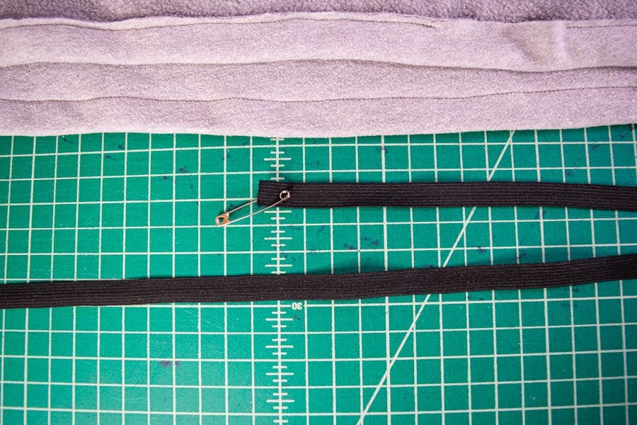 Sweatshirt Refashion: How to Quickly Crop a Hoodie & Add Ruched Sleeves -