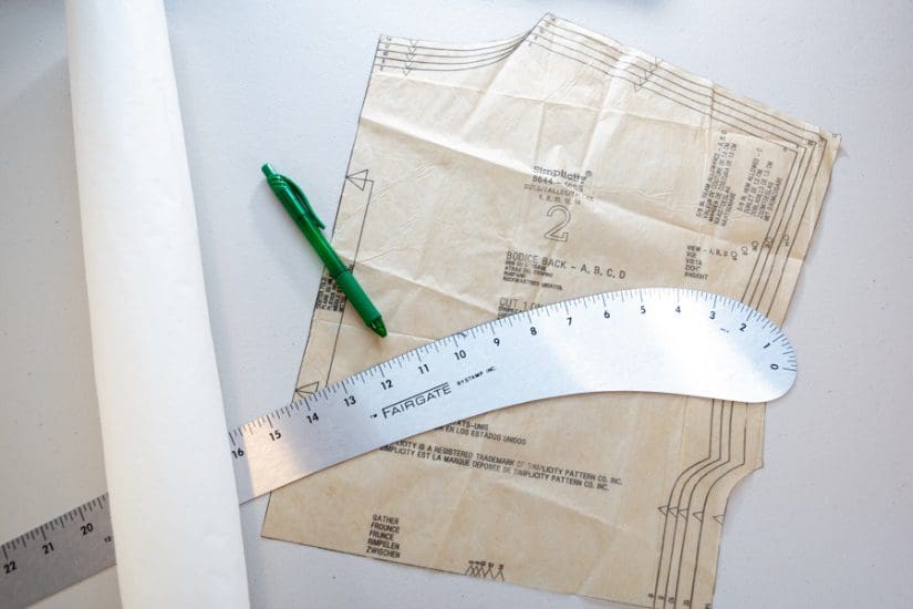 Sewing Tricks - Trace your sewing patterns to save the original