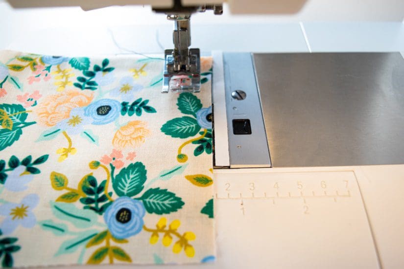 Sewing Tricks - Use tape as a seam guide on your sewing machine