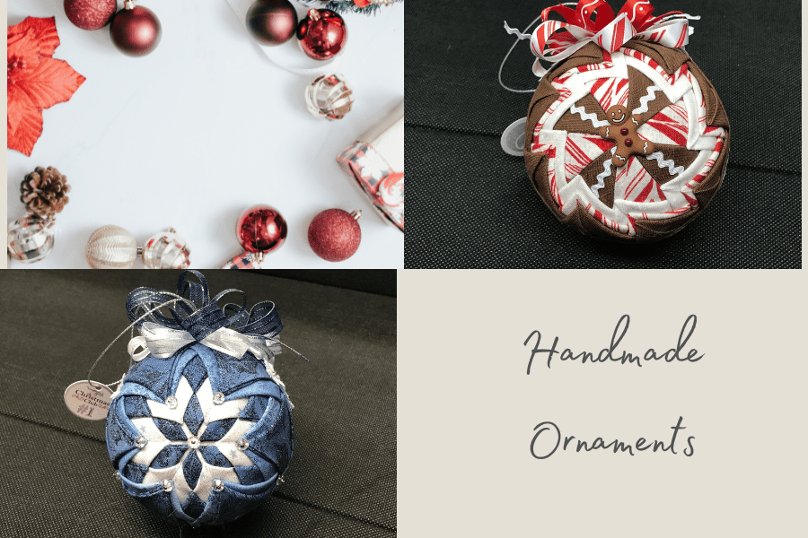 No sew ornaments - handmade sewing gift ideas
