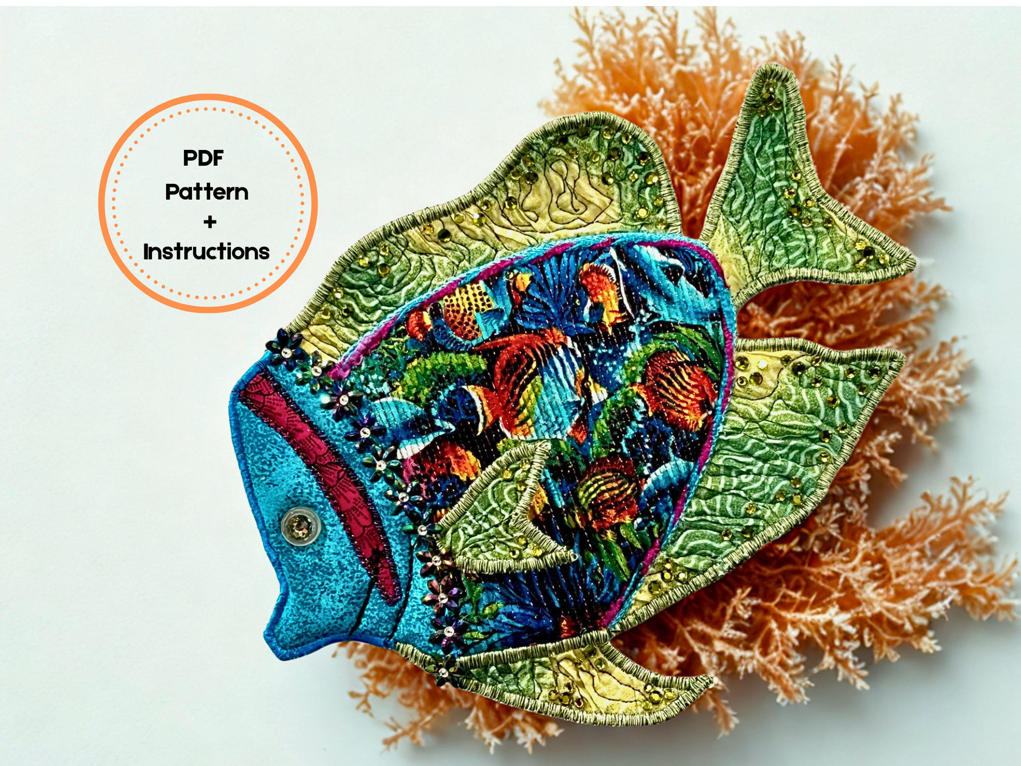 Creative Sewist | Home - Scrappy Fish Sewing Tutorial Cover Art